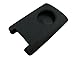 iJDMTOY Black Soft Silicone Smart Key Fob Cover Case, Compatible with Cadillac Escalade ATS CTS DTS XTS SRX, Compatible with Chevy C7 Corvette, etc