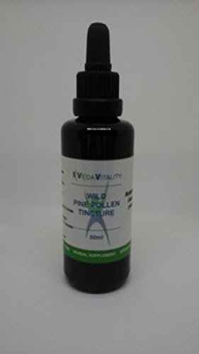 2 x Wild Pine Pollen Tincture (50ml) Organic & Bottled in Miron Violet Glass