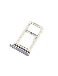 E-repair - Bandeja para tarjeta SIM (incluye junta de goma impermeable, recambio para Samsung Galaxy S8 y S8 Plus), Negro