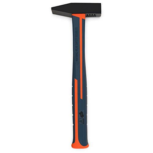 Presch Schlosserhammer 300g Fiberglasstiel - Hammer in Schwarz nach DIN mit Kunststoffstiel - Profi Werkzeug Hammer 300g – Bild 3