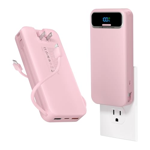 aonidi Portable Charger 20000mAh with Built-in Cables