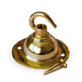 Lamps and Lights Ceiling Rose Hook (Brass)