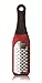 Microplane Artisan Series Bi-Directional Ribbon Blade Cheese Grater (Red)