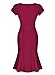 Jabey Women's Bow Tie Short Sleeve Dress with Decorate Belt