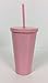 Starbucks 2017 Light Pink Stainless Steel Grande Cold Cup 16 fl oz