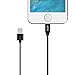 Lightning Cable, [Apple MFi Certified] JOTO Lightning to USB Cable (6.6ft 2m long), Data Sync Charge Cable for iPhone 6S 6 Plus 6, iPad Pro, Air 2, mini 4, iPod touch 5 6th gen, nano 7th gen (Black)