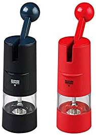 Kuhn Rikon High Performance Ratchet Grinders, One Black & One Red Set of Two
