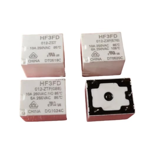 10 teile/Los HF3FD-012-ZTF(676) Relay HF3FD 012-ZTF 12VDC 10A DIP-5 HF3FD-012-Z3F HF3FD-012-ZST HF3FD-012-ZSTF(HF3FD-012-ZSTF)