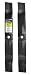 Maxpower 561810B Mulching Blade Set for a 42" Cut John Deere Replaces M139802 and BG10192, Black primary