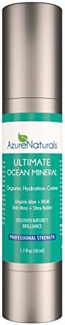 ULTIMATE OCEAN Mineral Hydration Creme Anti Aging Facial Moisturizer, 90+ Ocean Minerals, Blue Green Algae + Irish Moss + Hyaluronic Acid Will Repair, Rejuvenate, Deeply Hydrate Your Skin!