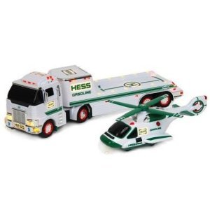 Hess Gasoline Truck Transporter with Helicopter 2006