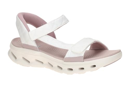 Donna Go Walk Glide-Step 2.0 Sandal Jada Slip-in ALLENATRICE, White, 39 EU