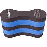 Sporti Unisex-Adult Swim Training Pull Buoy Leg Float, EVA 5-Layer | 9.5 x 3.5 x 6 In, Upper Body Drills, Muscle Conditioning, Pool Beginner To Advanced, Training Aid, Swimmer Accessories