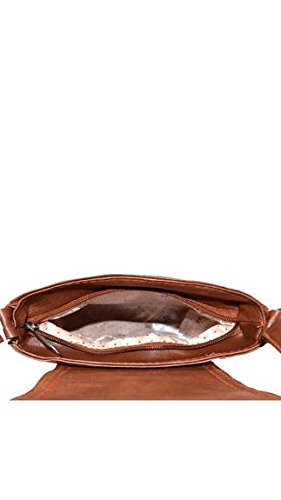 awesome fashions women's sling bag(tan,af050)