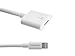 Lightning Extension Cable (3 foot white) for iPhone 6, 6S, Plus, 7; Pass Video, Data, Audio Through Male to Female 8-Pin Cable. Dock Connector Extender Extension Lightning Cable