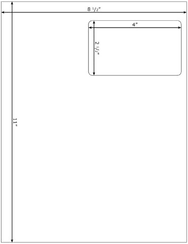 Peel Out! Shipping Label Sheets Layout LS-A (1,500 Sheets)