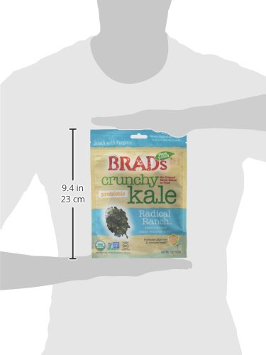 Brad's Plant Based Organic Crunchy Kale, Radical Ranch with Probiotics, 3 Count - Thumbnail 3