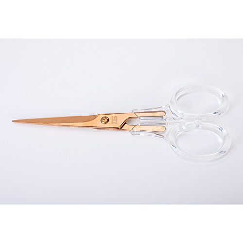 Acrylic Gold Scissors and Triple Desk Sorter by Draymond Story - Practical Desktop Stationery