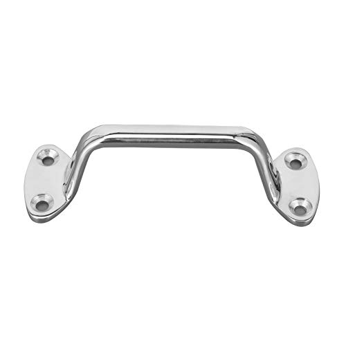 Akozon Grab Handle, 6in Universal Stainless Steel Boat Grab Handle Handrail Bar Handrail Grip Fit for Yacht Marine Fishing Boat