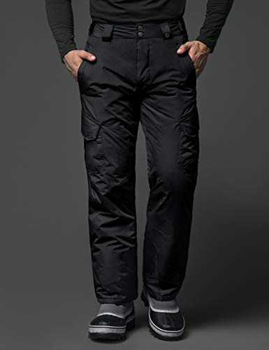 image for TSLA Men's Rip-Stop Snow Pants Windproof Ski Insulated Water-Repel Bot