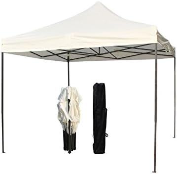 All Seasons Gazebos 3x3m Heavy Duty Fully Waterproof Pop up Gazebo With 4 Side Walls and Accessory Pack - Cream - Image 5