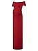 Women's Off Shoulder Short Sleeve Ruched Side Slit Bodycon Maternity Maxi Dress Burgundy