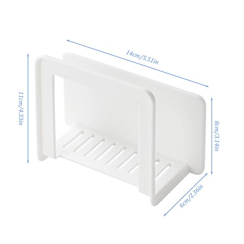 Wall Mount Wifi Router Storage Box, Carbon Steel Hidden Rack With Cable Management, No-Drill Installation Wlan Adjustable Organizer For Home And Office Decoration