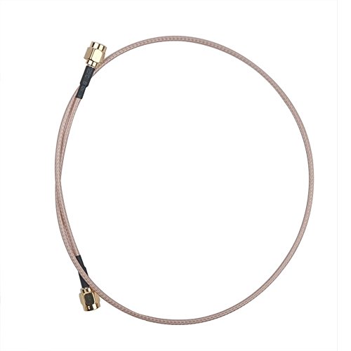 image for 20 Inches 1.6ft 0.5m SMA Male to SMA Male Cable SaferCCTV(TM) RF Coaxi