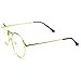 PenSee Oval Classic Retro Metal Frame Clear Lens Round Circle Eye Glasses