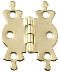 Merriway Bh01756 Eb Butterfly Decorative Box Hinges Brass Plated