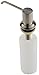 KINGO HOME Kitchen Sink Countertop Stainless Steel Brushed Nickel Pump Hand Lotion Deck Mount Built In Soap Dispenser, 3 Inch Reach Nozzle - 100% SATISFACTION WARRANTLY