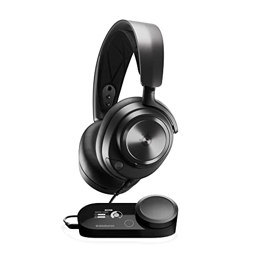 SteelSeries Arctis Nova Pro - Multi-System Gaming-Headset – PC, PS5, PS4, Switch 2 – Hi-Res Audio – 360° Surround-Sound – GameDAC Gen 2 – ClearCast Ge