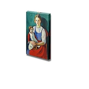 Blond Girl with Doll by August Macke Print...