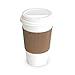 Paper Hot Cups with Lids and Cup Sleeves,16oz White Cups, Qty of 50
