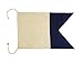 Hampton Nautical Letter F Nautical Cloth Alphabet Flag, Letter A, 20