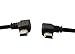 YCS basics 6 Inch USB 2.0 Mini B Female to Left and Right Angle Mini B Male Extension Cables