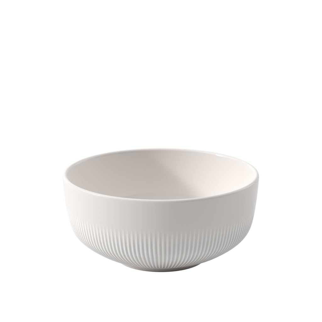 Villeroy & Boch - Afina Bowl Made of Premium Porcelain, Bowl Made in Germany, Dishwasher and Microwave Safe, Stackable, White
