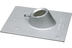 Arlington 723-1 Aluminum Roof Flashing with Set Screw, Fits 1-1/4-Inch Pipes, 1-Pack