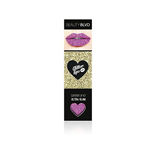 BEAUTYBLVD Glitter Lips Glitter Lip Kit Waterproof & Smudge Proof Long Lasting Cruelty