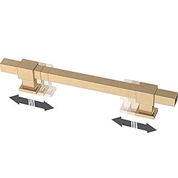 Franklin Brass Square Bar Adjustable Cabinet