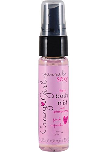 Classic Erotica Crazy Girl Flirty Soft Fragrance Body Mist With Pheromones Pink Cupcake 1 Ounce