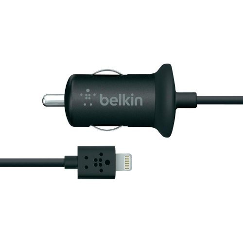 Belkin F8J075btBLK 2.1 Amp Car Charger with Lightning Connector - Original OEM - Retail Packaging - Black