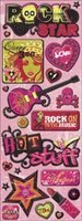 K&Company Adhesive Chipboard: Rock Star