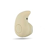 Doinshop New Ultra-small Earbud S530 4.0 Stereo Bluetooth Headset Earphone Mini (khaki)