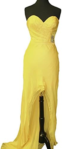 Alyce Paris 35531 High Low Homecoming Dress, Cornsilk, 4