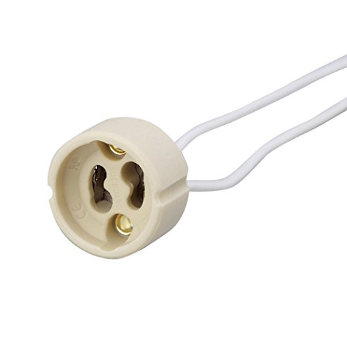 Superled Gu10 Socket Lamp Holder Base Ceramic Wire Connector Pack of 10