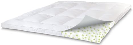 SensorPEDIC Memory Loft Classic 2.5-Inch Memory Foam/Fiber Bed Mattress Topper Queen Size, White