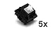 Cherry MX Clear Keyswitch (5 pack) - MX1AC1NN | Plate Mounted | Tactile Bump | by himalayanelixir