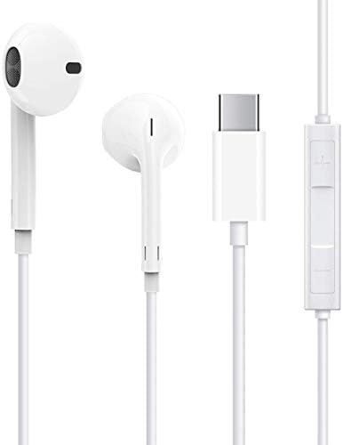 Usbタイプcヘッドフォン マイク付きhifiステレオインイヤータイプcイヤフォン ノイズキャンセリングスポーツusb Cイヤフォンxiaomi Redmi Note 9 Google Pixel 2 Xl Oneplus 7t Pro Sony Xz2に対応