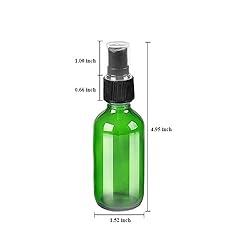 2oz Glass Bottle Bottles with Black Fine Mist